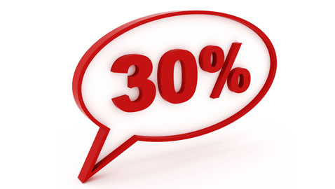 30%