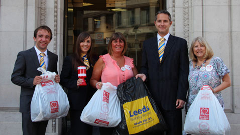 Leeds Building Society uniform donation