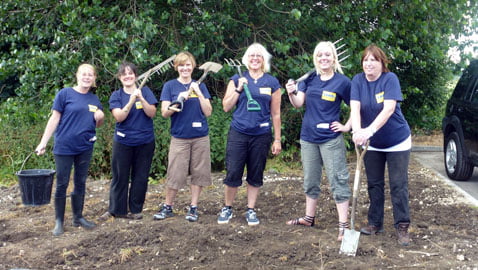 Leeds staff volunteering