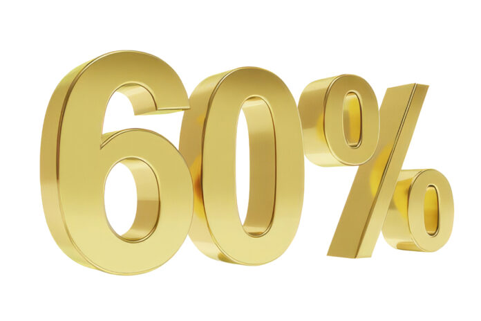 60percent