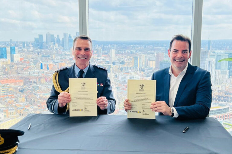 Aldermore signs Armed Forces Covenant