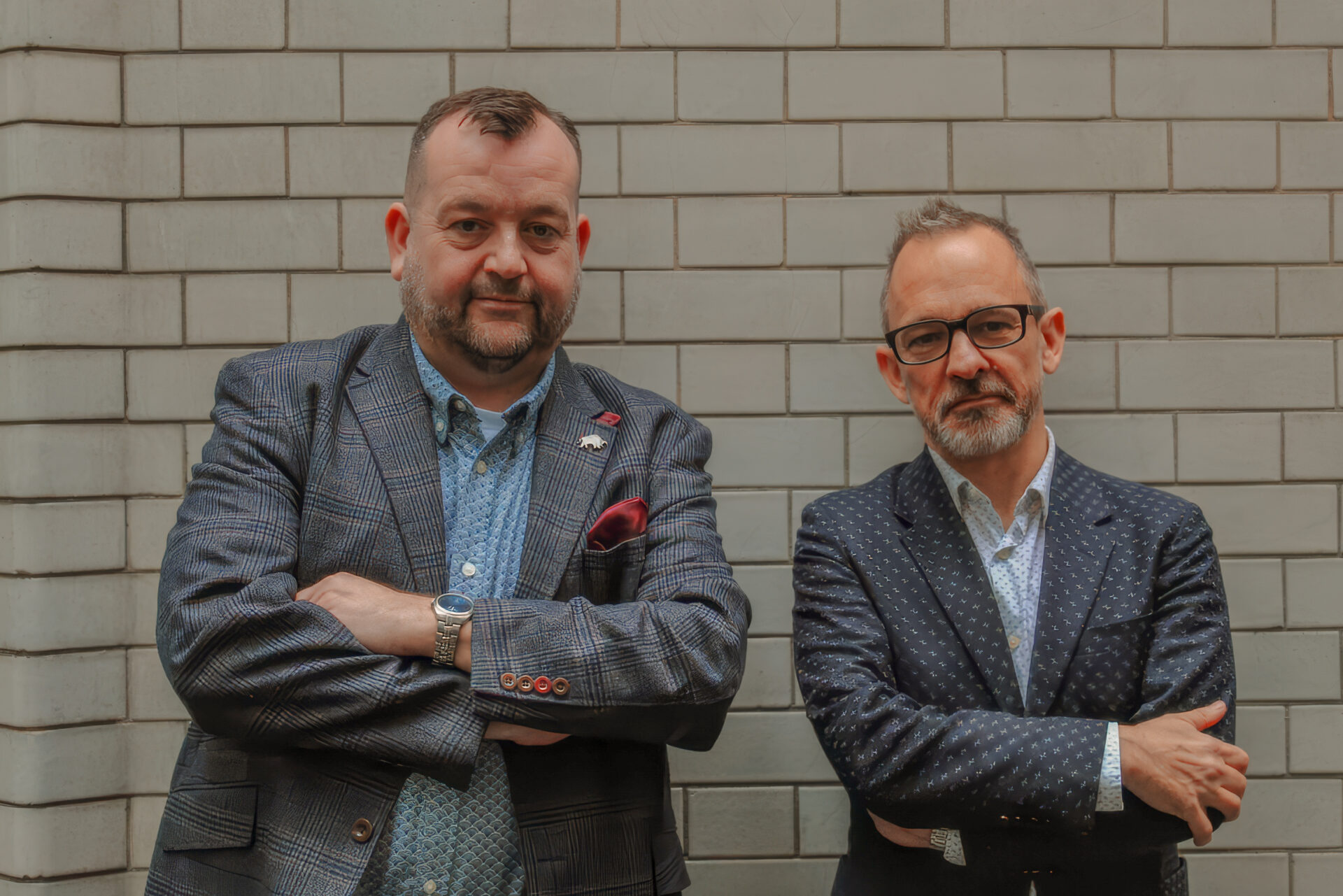 Opus First Media co-founders and directors Robyn Hall (L) and Kevin Rose (R)