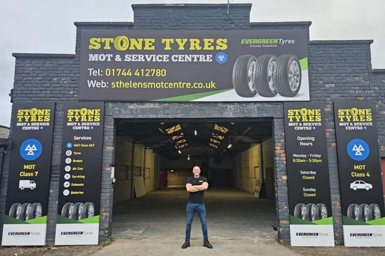 Black & White Bridging supports St Helens’ tyre garage growth