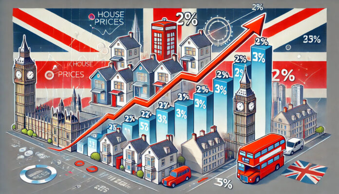 house prices rising fastest in two years