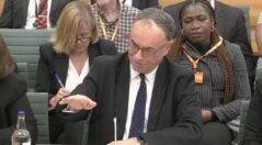 Bank of England governor Andrew Bailey faces MPs questions at Treasury committee