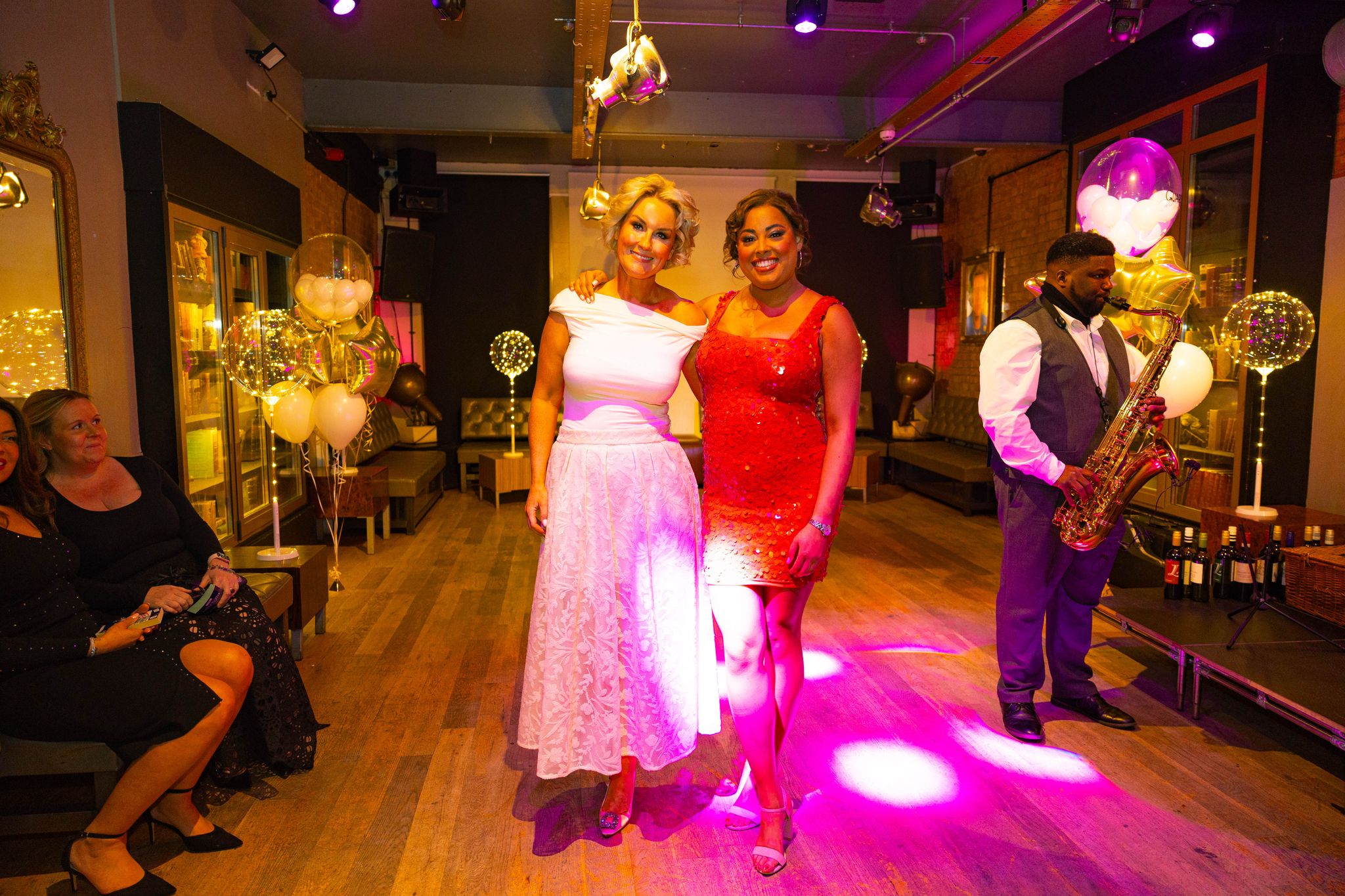 Pam Brown with daughter Nina getting ready for a night at Oxford's The Varsity Club.