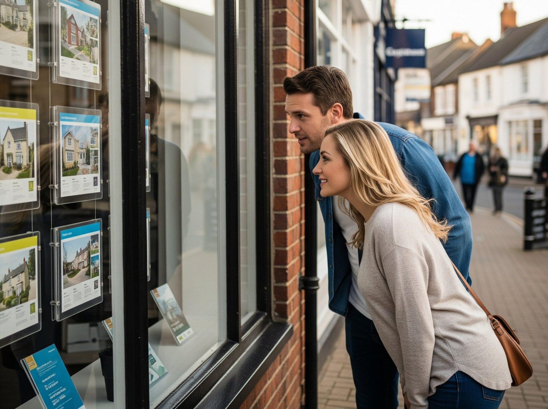 estate agent window