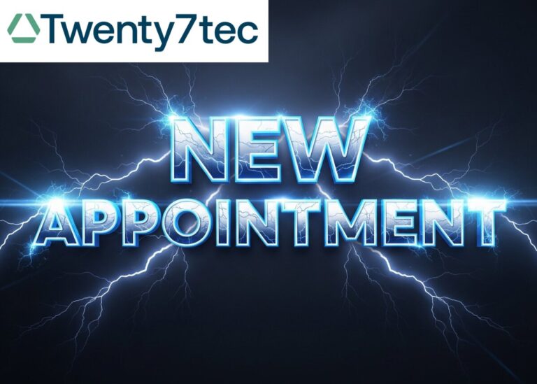 New appointment Twenty7tec