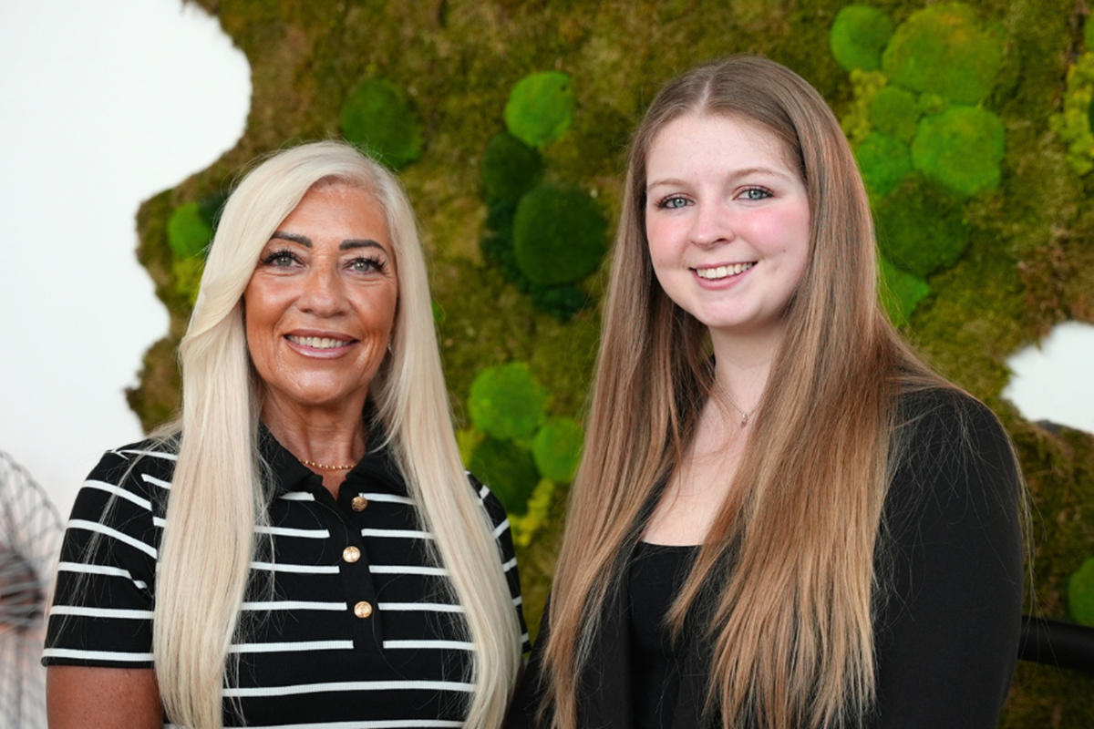 Heidi Lang and Sydney Dickens-Smith