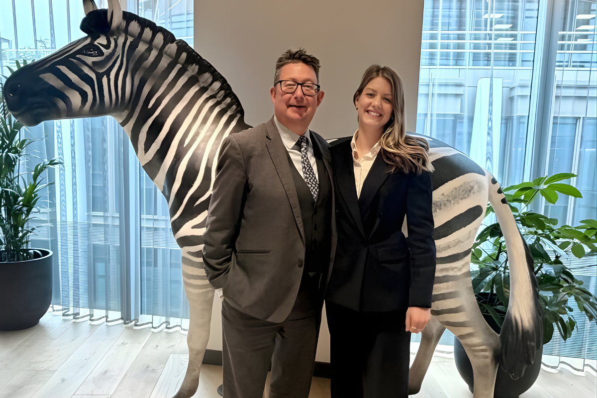 Peter Izard and Hannah Oades