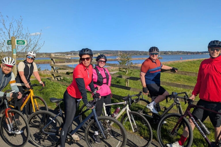 The Exeter team prepares for London to Paris charity cycle