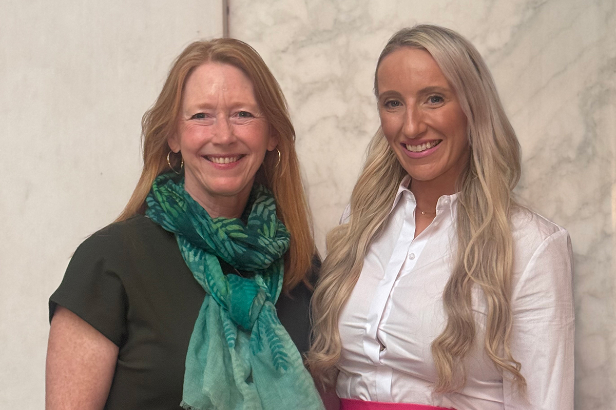 Paula Higgins and Sarah Tucker
