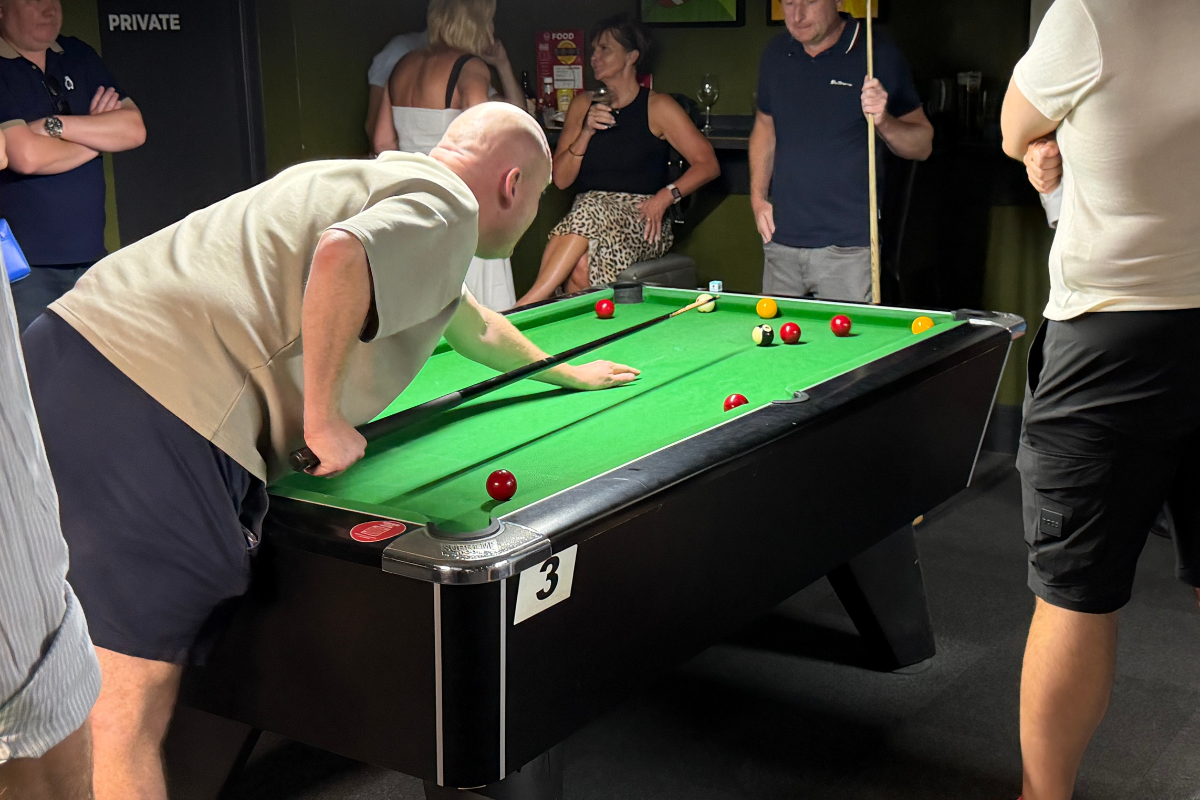 Pool player