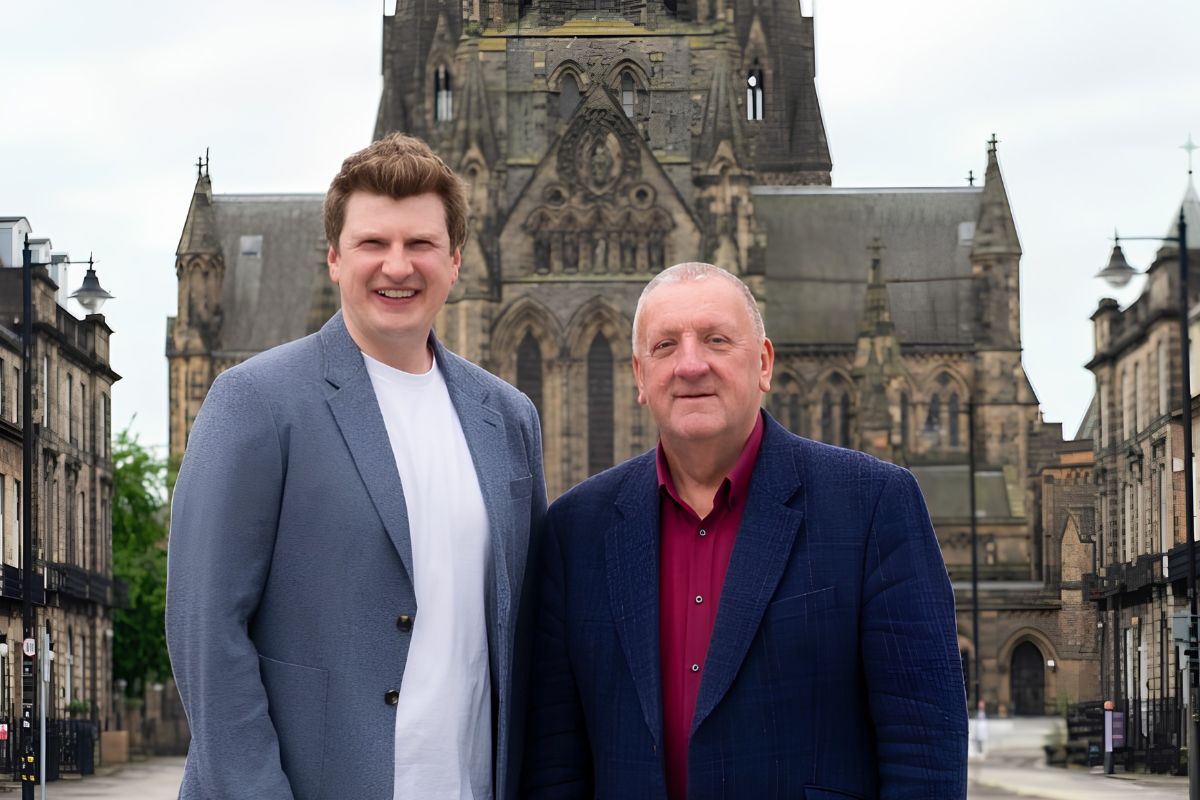 Iain Mackie, Founder & CEO, Malted AI together with Paul Denton, Chief Executive of Scottish Building Society