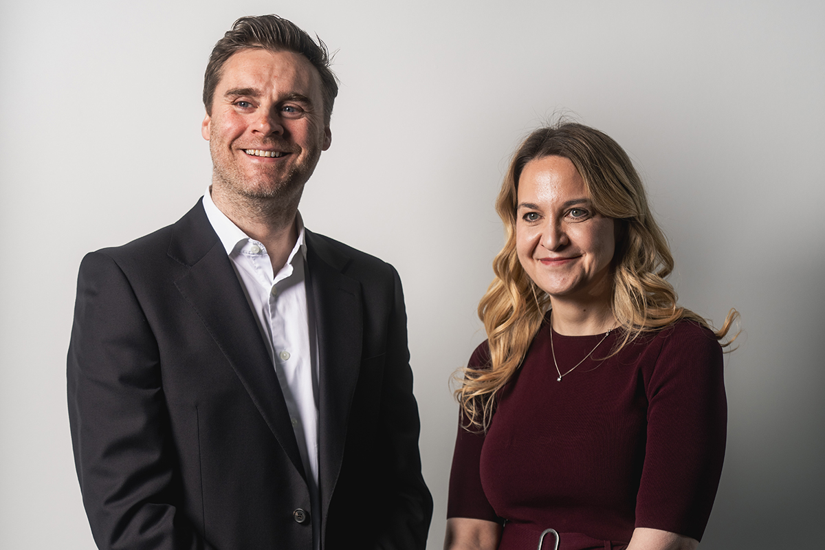 Jonathan Sealey and Kate Cowan of Hope Capital Property Finance