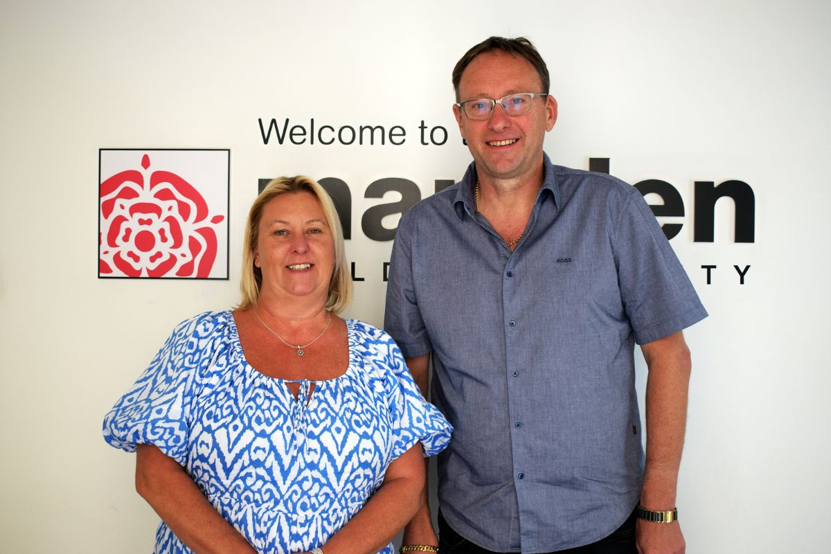 Jo Cave (Head of Mortgages, Marsden) and Pierre Blampied (Managing Director, SPF)