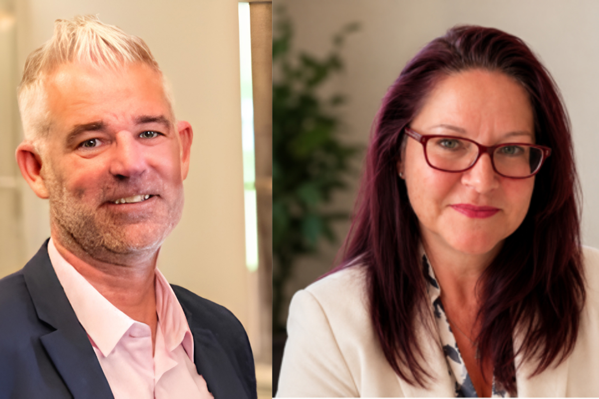 Richard McDonald and Jayne Roberts of Dudley Building Society