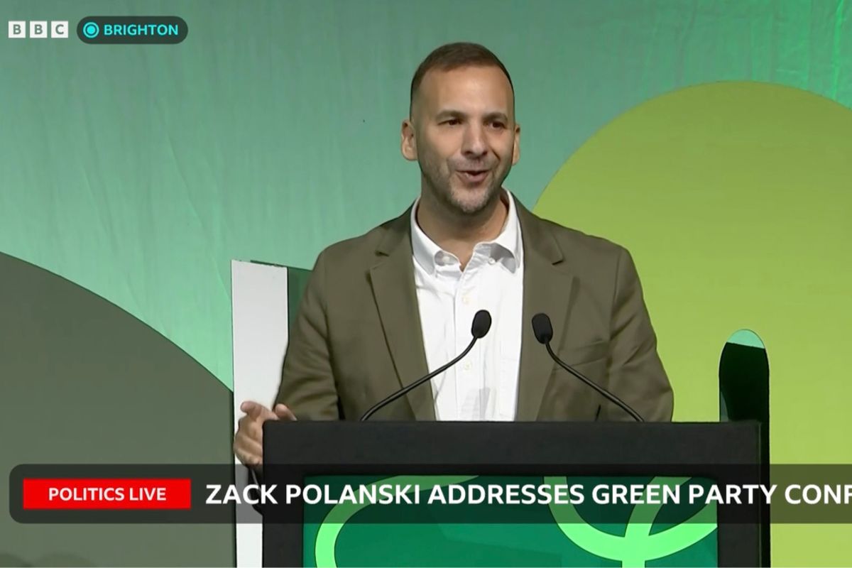 Zack Polanski, The Green Party, Pic credit: BBC News